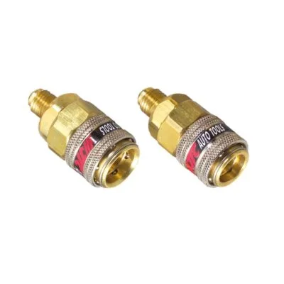 مجموعة وصلات سريعة قطعتين لماكينات شحن تكييف السيارات JTC-1137