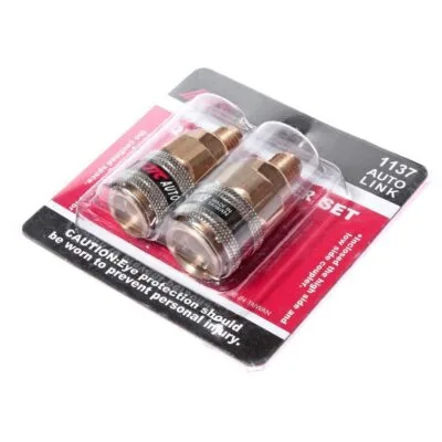 مجموعة وصلات سريعة قطعتين لماكينات شحن تكييف السيارات JTC-1137