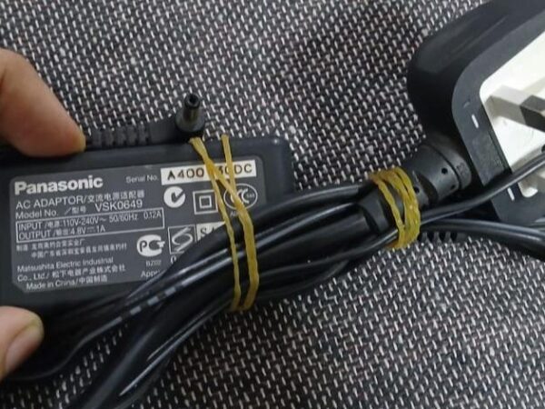Panasonic AC Adaptor - Model: VSK0649 - Input: 110-240V, Output: 4.8V 1A